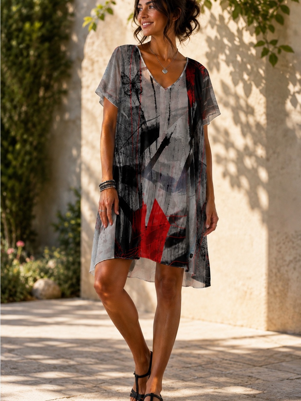 ✨ VOLT Design Chiffon Dress Size 1